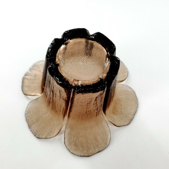 Vikings Glass Floral Design Small Vase-Great Condition - Picture 4 of 8